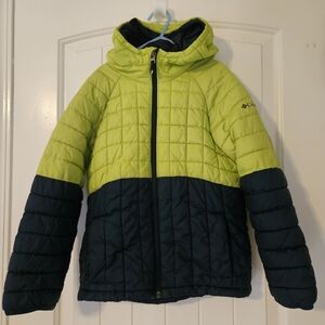 Columbia Kids Two-Tone Jacket - Green and Black